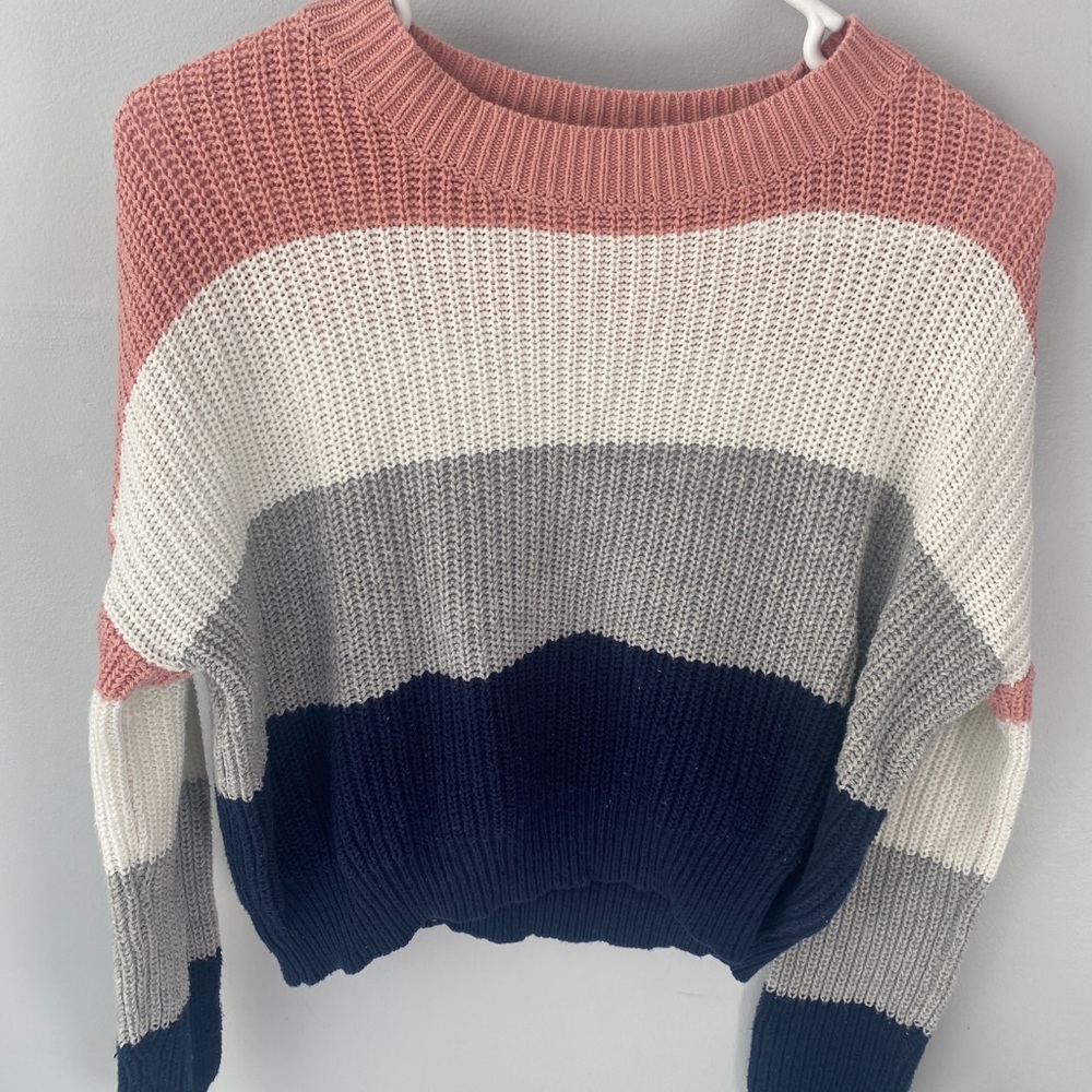 Womens cropped sweater